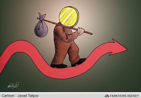 عزیمت سکه به پایین!/کارتون