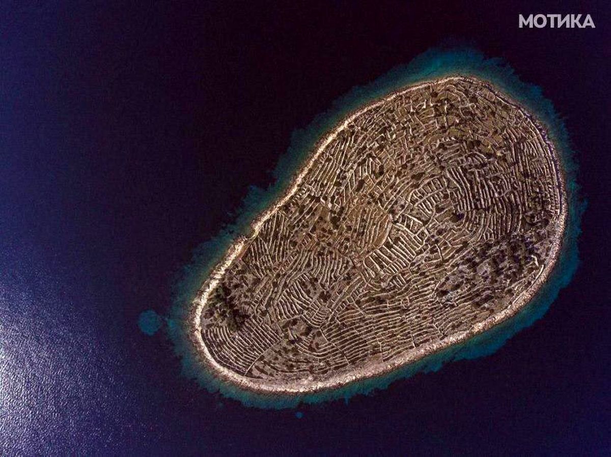 عکس: جزیرهایی که شبیه اثر انگشت است!