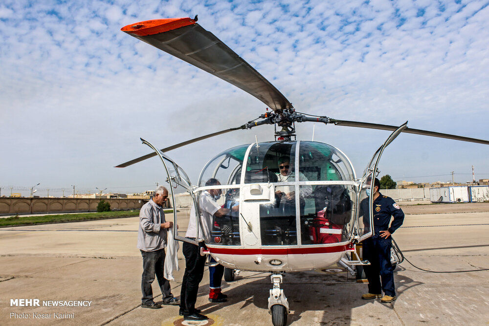 تصاویر: پایگاه اورژانس هوایی اهواز