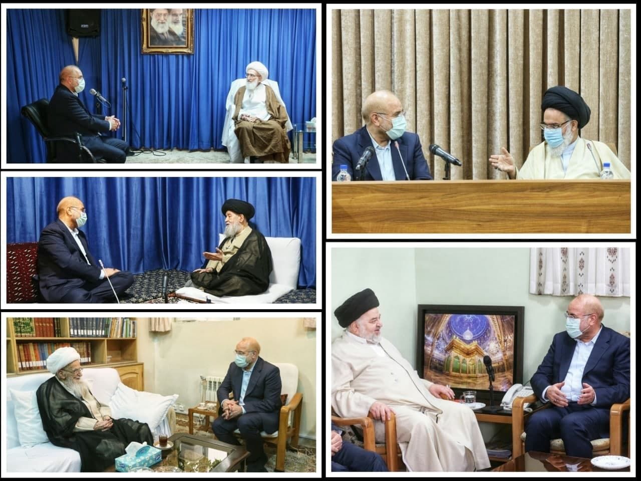 گزارش سفر قالیباف به قم / در مجلس، به‌دنبال افزایش قدرت خرید مردم هستیم/دست دلالان ارز دولتی را کوتاه می کنیم+تصاویر