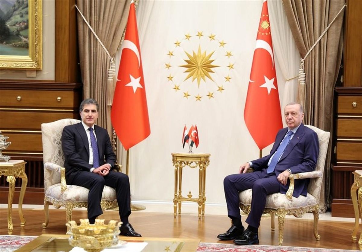 رایزنی اردوغان و بارزانی درباره جنگ علیه ایران