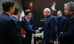 تصاویر: دیدار معاون کنگره خلق چین  با قالیباف