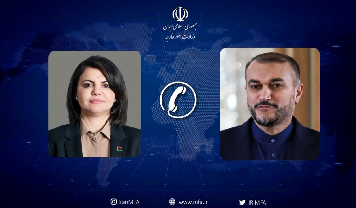 گفتگوی تلفنی وزیر امور خارجه ایران با وزیر خارجه لیبی