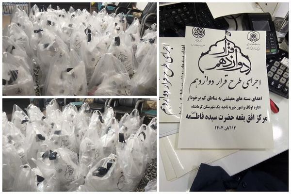 توزیع بسته معیشتی در ایام فاطمیه | سبد کالای ۱,۳۰۰,۰۰۰ تومانی برای دهک‌های پایین