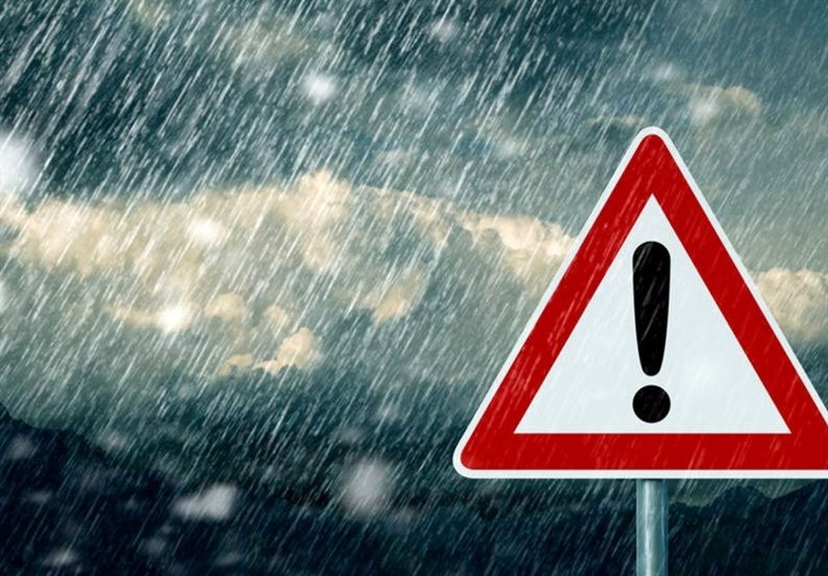 پیشبینی بارش باران برای ۲۱ استان