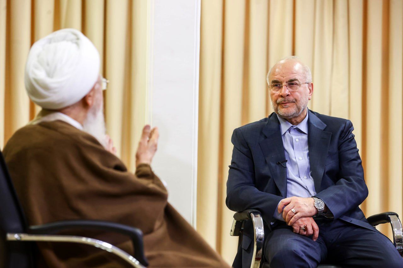 تصاویر: دیدار قالیباف با آیتاللهالعظمی عبدالله جوادی آملی