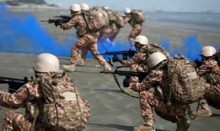 تصاویر: رزمایش نیروهای دریایی ایران و روسیه