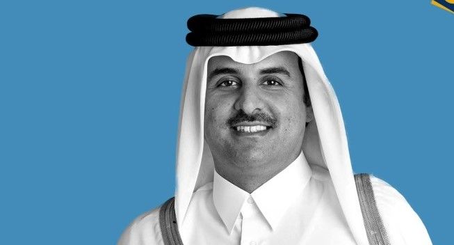 عکس های تفریحی امیر قطر در آفریقا/ جنجال مدل گوشی و کتونی های شیخ تمیم 