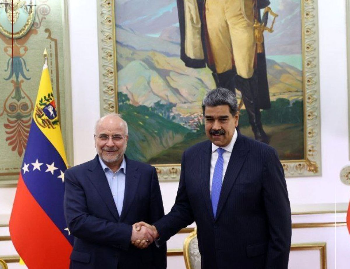 مذاکره اقتصادی ۱۰۰ دقیقه ای قالیباف با مادورو پشت درهای بسته