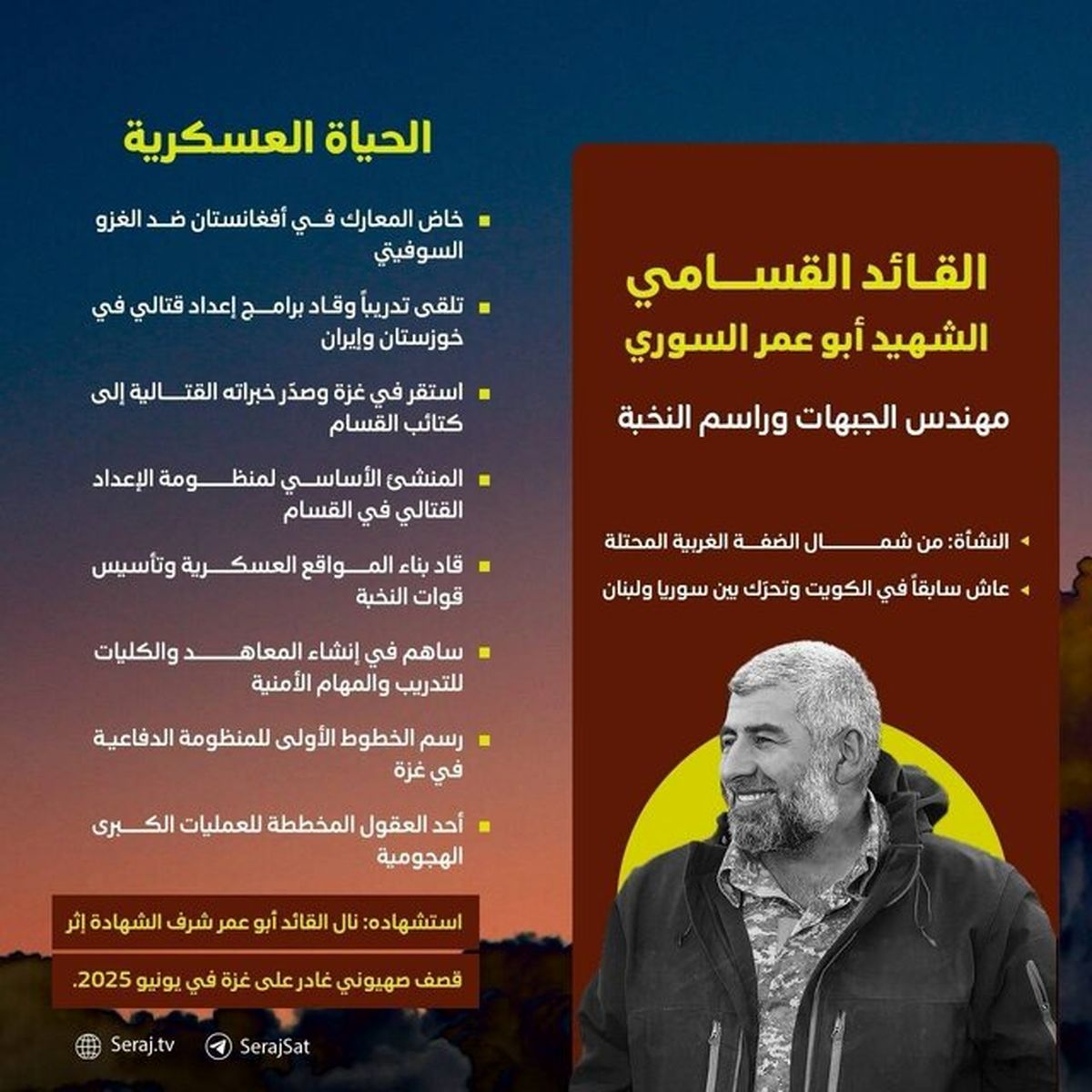 شهادت یکی از فرماندهان القسام در نوار غزه