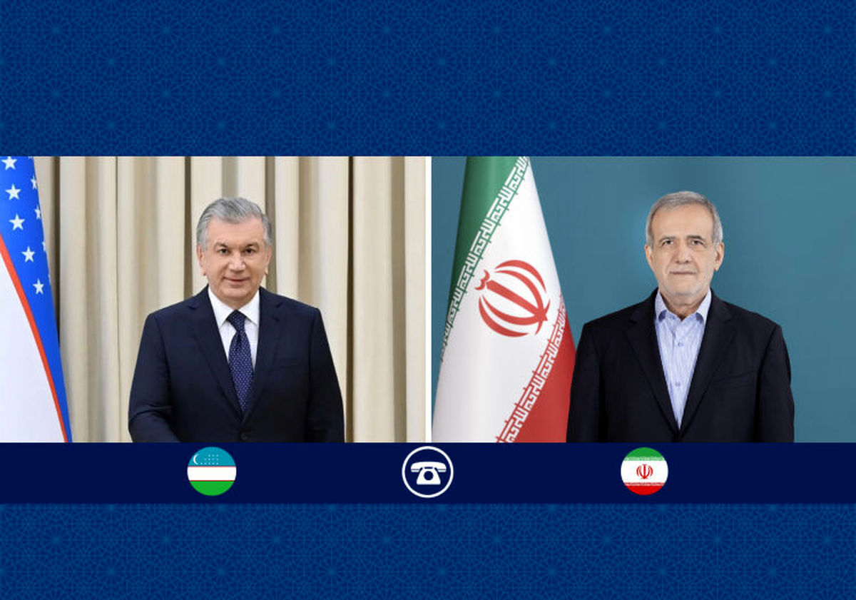 تأکید روسای جمهور ایران و ازبکستان بر مسئولیت امت اسلامی در قبال مردم غزه