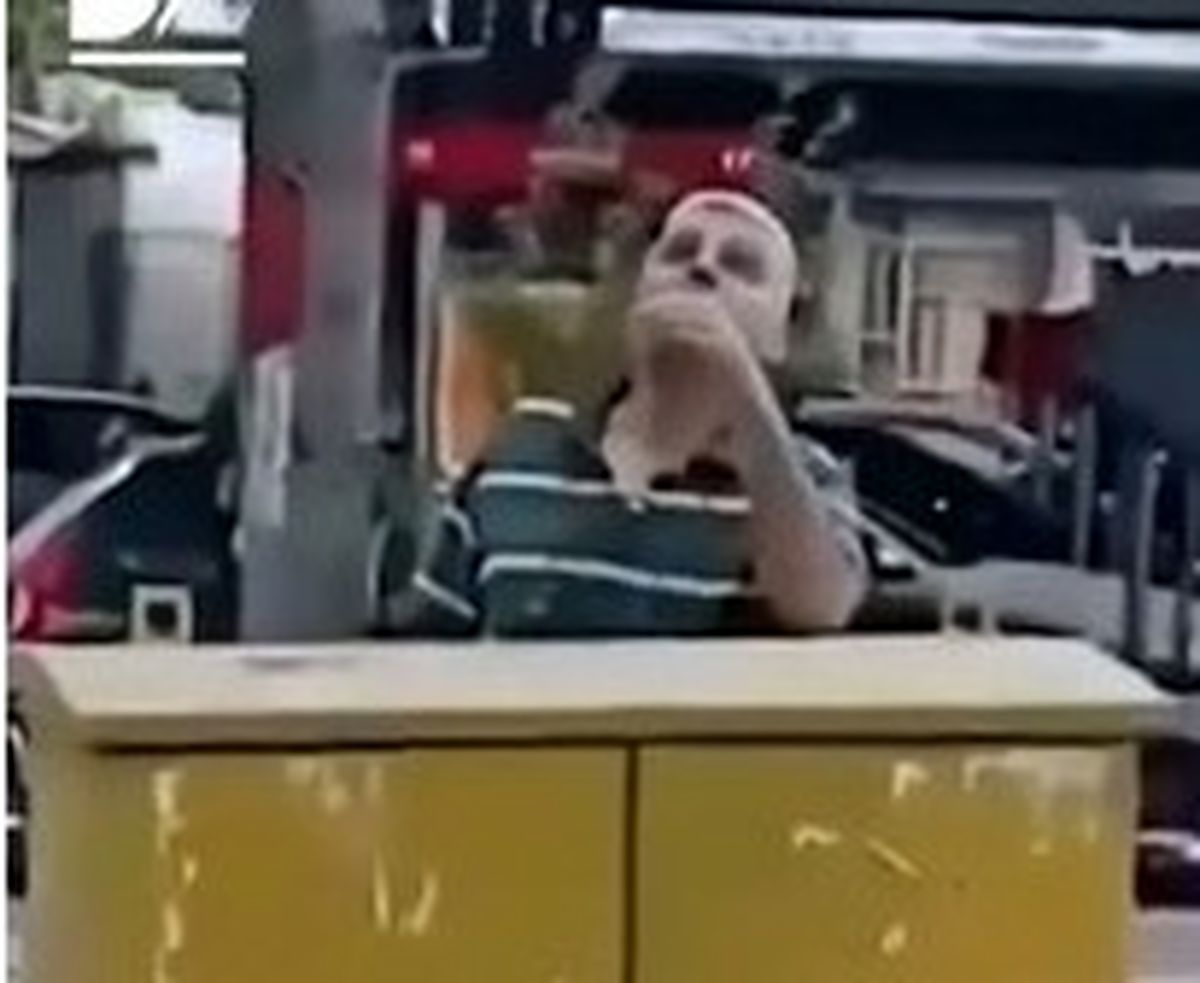 مرد ایرانی در رسانه‌های آمریکایی معروف شد + فیلم