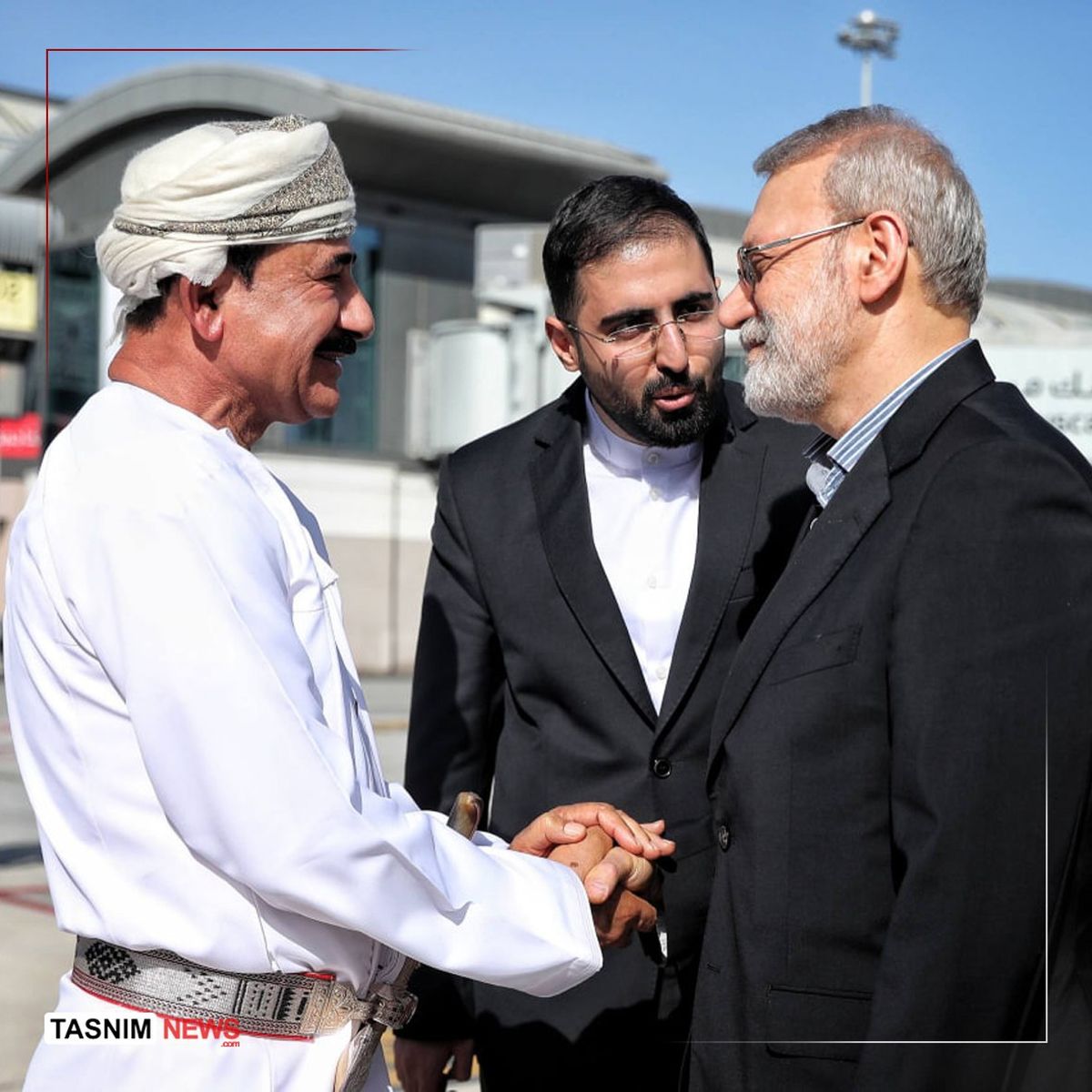 ارتشبد النعمانی از لاریجانی استقبال کرد