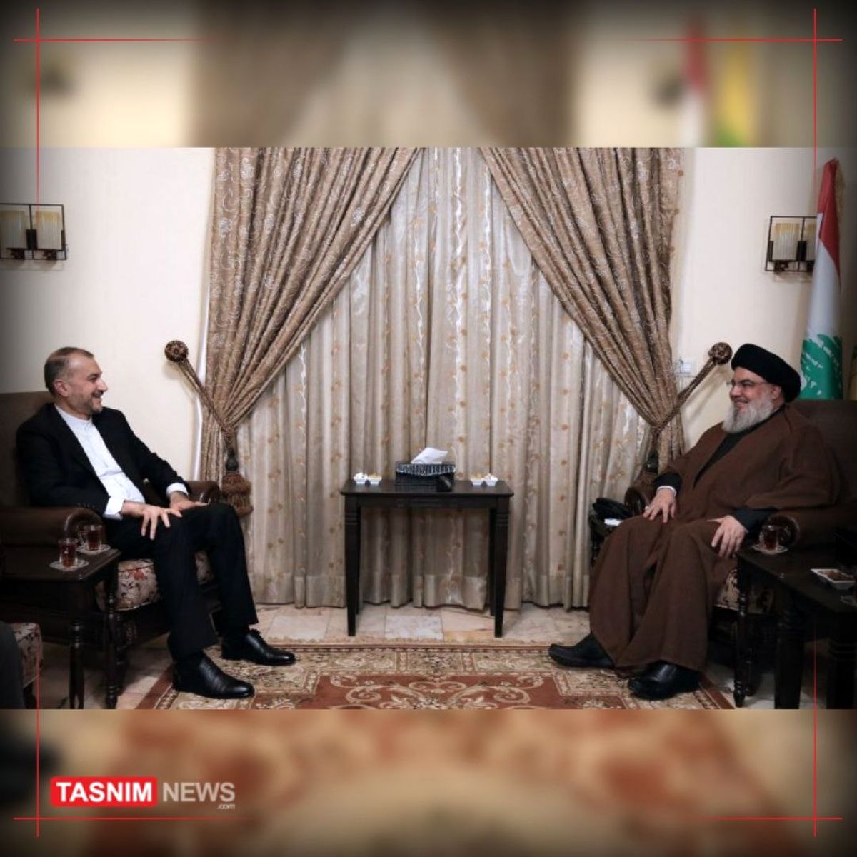 دیدار امیرعبداللهیان با سید حسن نصرالله