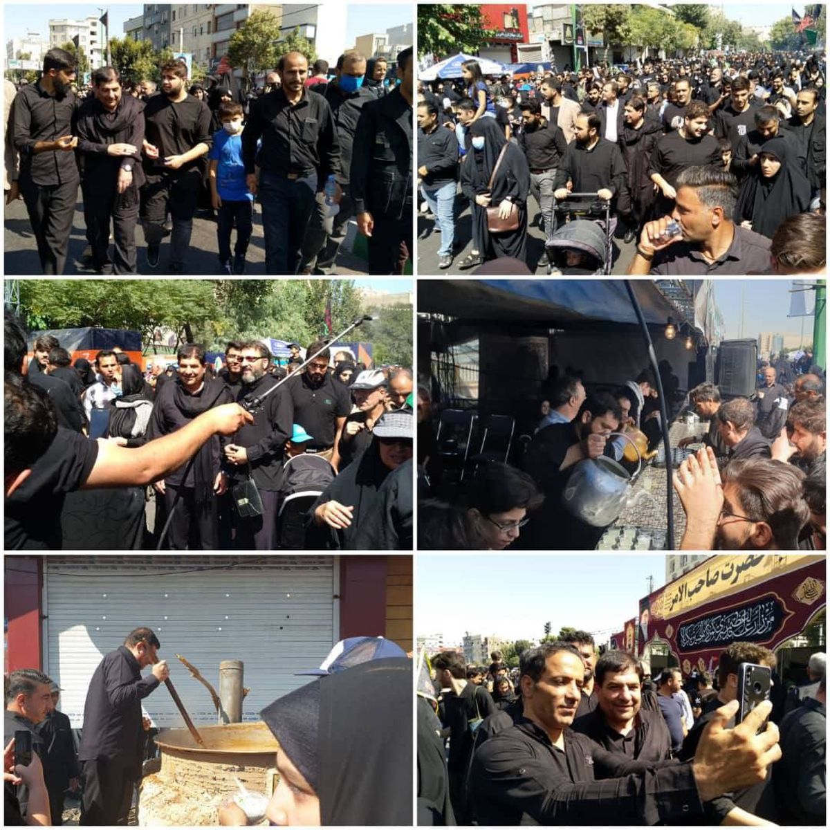 حضور محمد مخبر در راهپیمایی جاماندگان اربعین + عکس