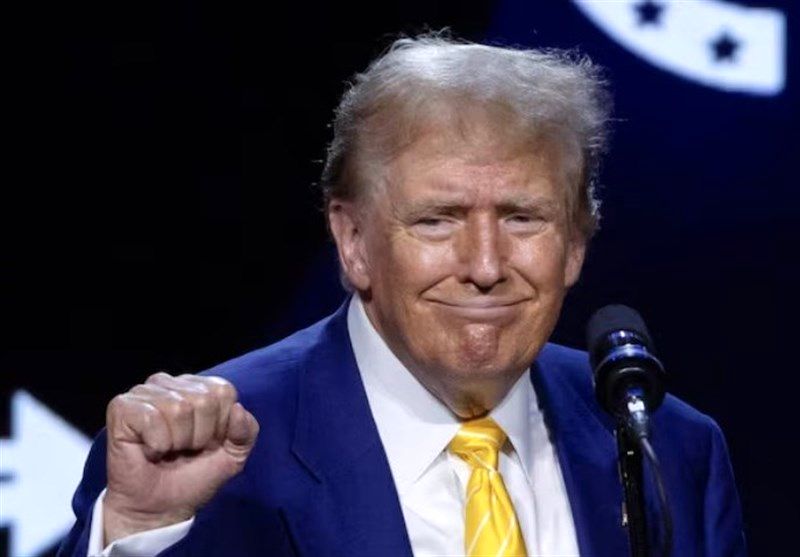 گاف ترامپ هنگام تمسخر بایدن