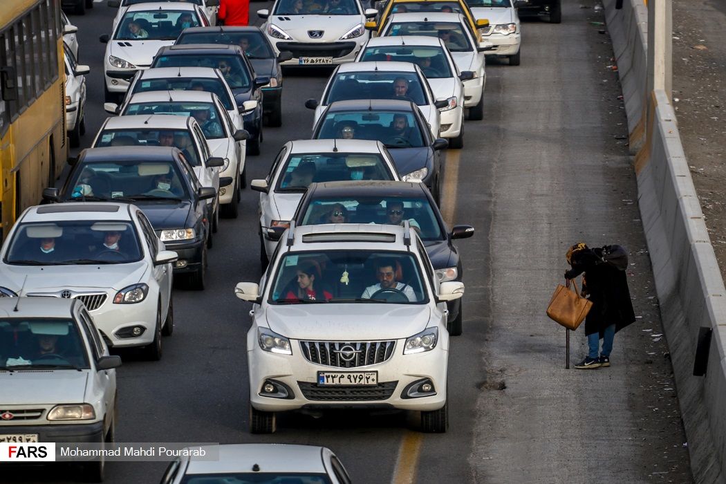 تصاویر: ترافیک سنگین آخر سال