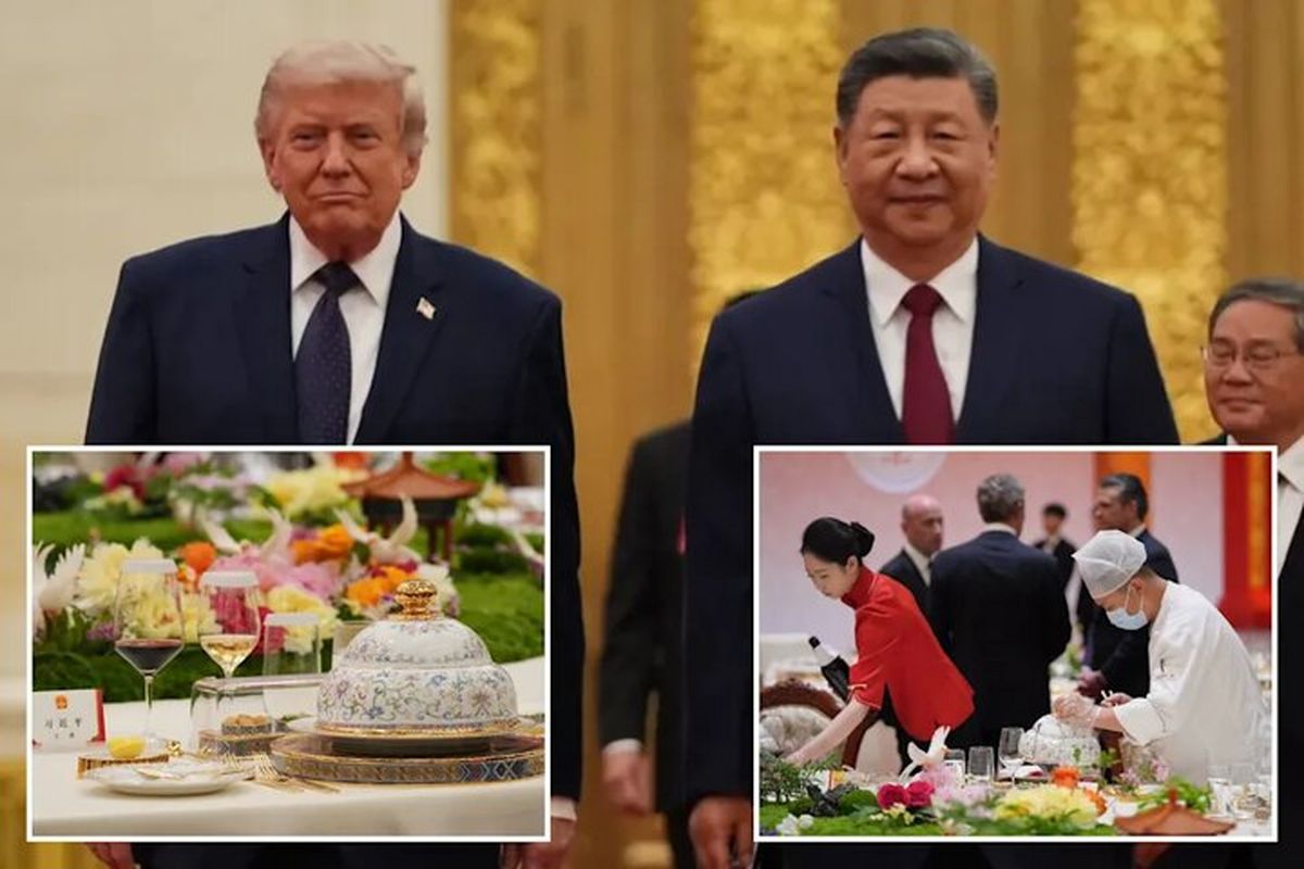 ترامپ در پکن، یک قاشق غذای چینی نخورد