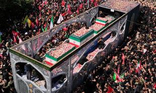 تصاویر آماده‌سازی فرودگاه نجف برای استقبال از پیکر رهبر شهید
