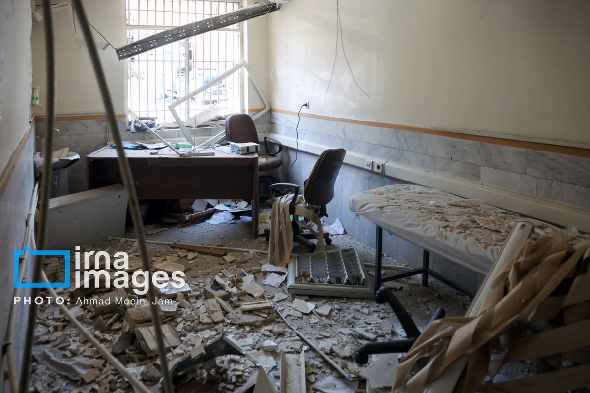  تصاویر جدید از خرابی‌های زندان اوین در جنایت اسرائیل