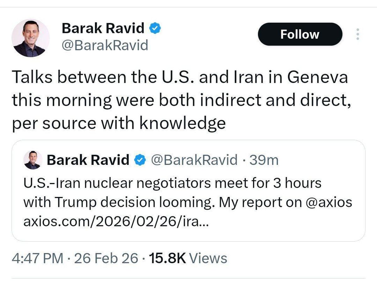 ادعای جنجالی خبرنگار اسرائیلی آکسیوس درباره مذاکرات