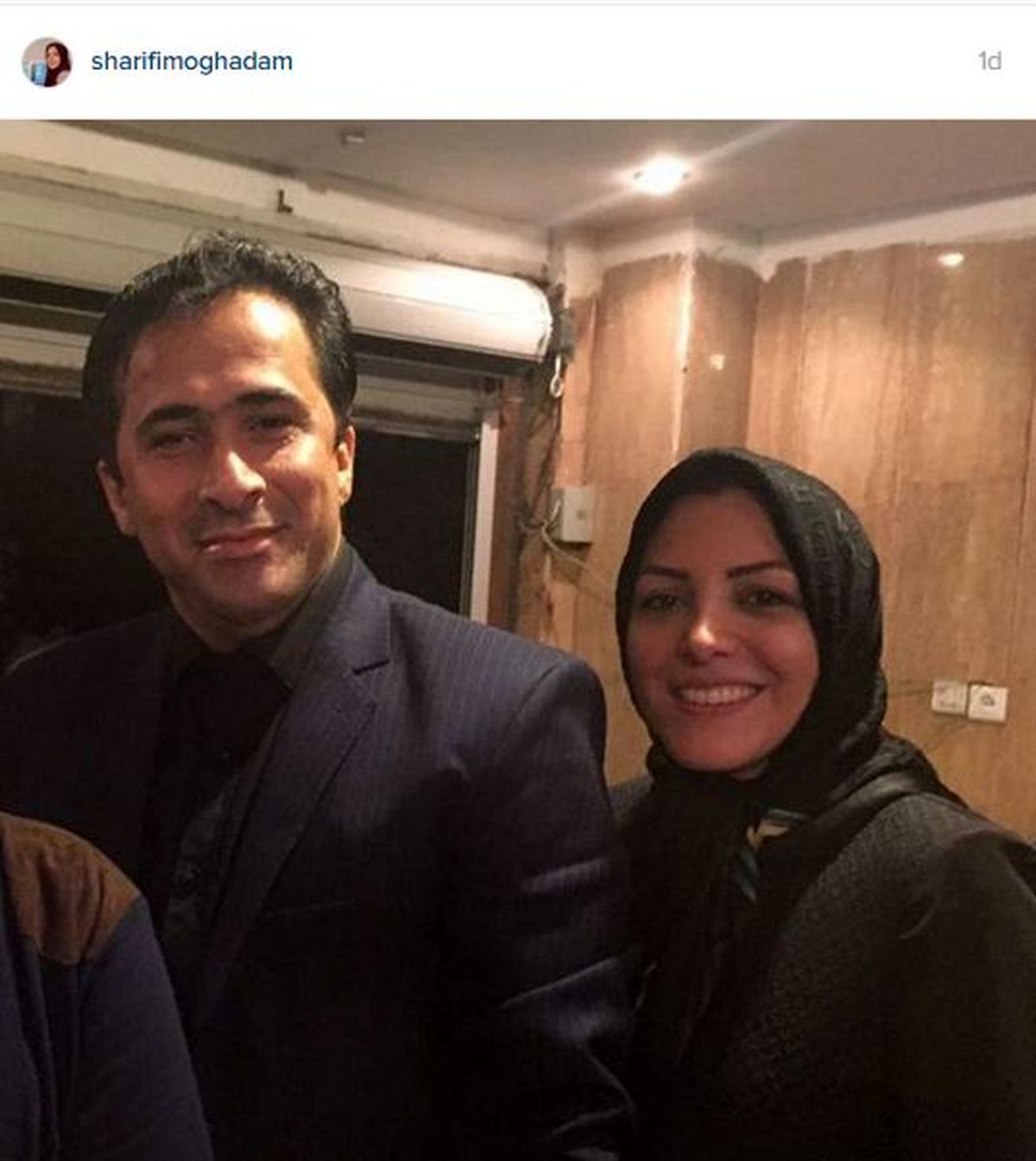 عکس: خانم مجری در کنار همسرش