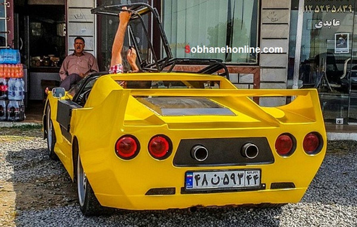 عکس/ ماشین دست‌ساز یک تهرانی