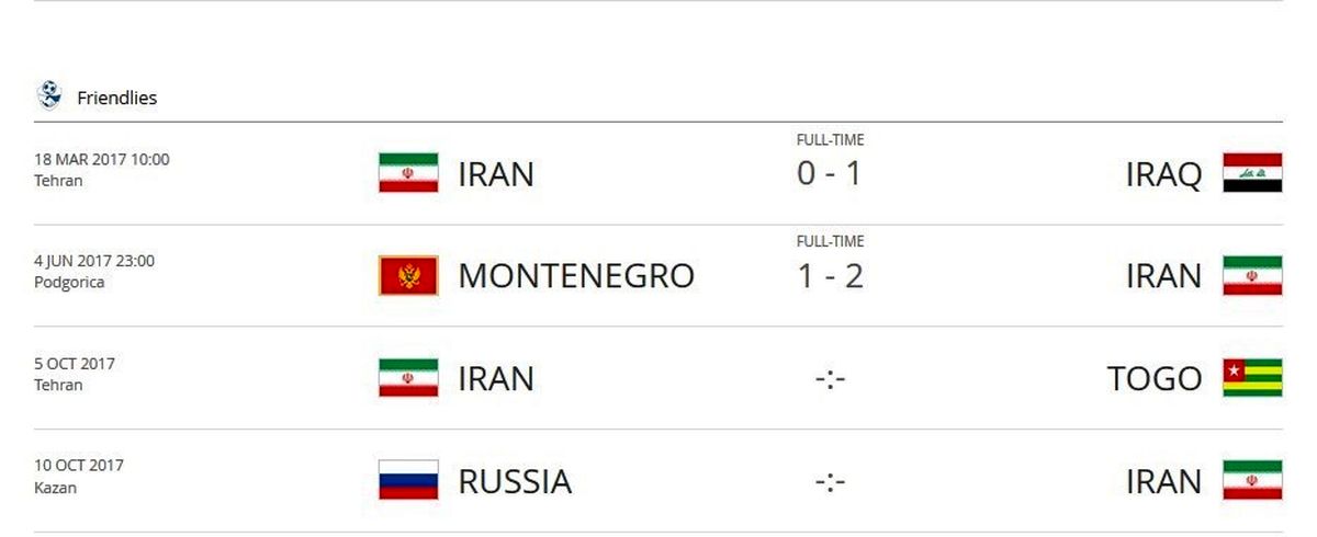 فیفا بالاخره دیدار ایران - روسیه را رسمی کرد +عکس