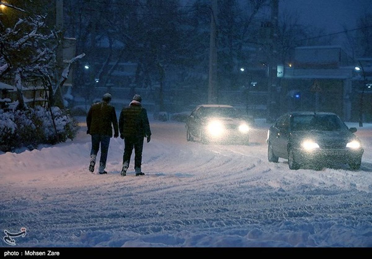 گزارش تصویری: بارش سنگین برف در اردبیل