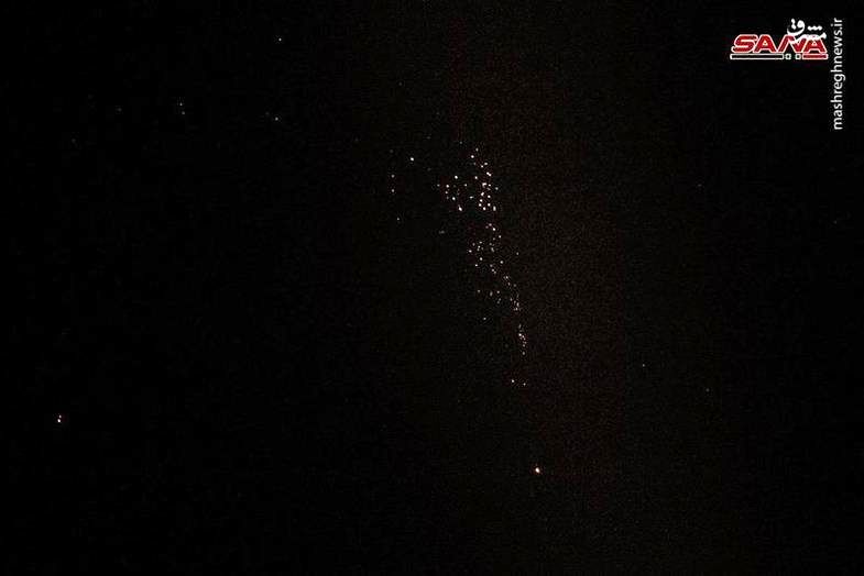 تصاویر: حمله موشکی اسرائیل به فرودگاه دمشق