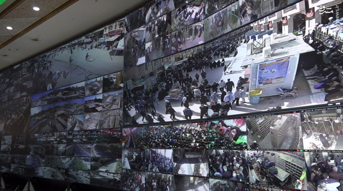 تصاویر: اتاق کنترل امنیت کربلا در آستانه اربعین