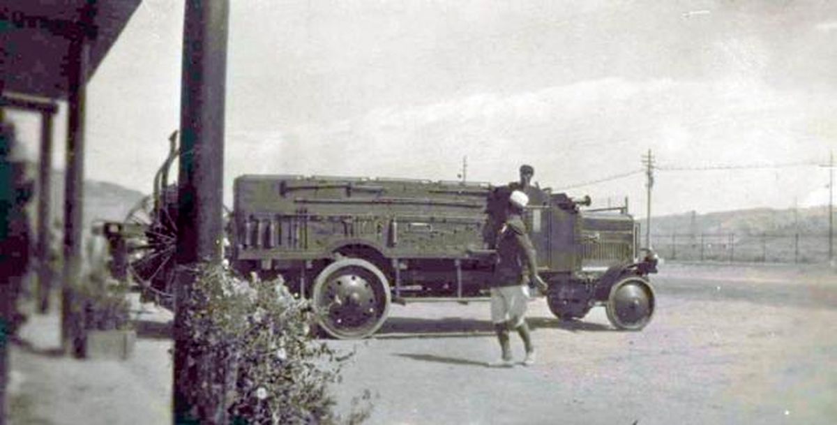 ماشین آتش نشانی ۸۵ سال پیش