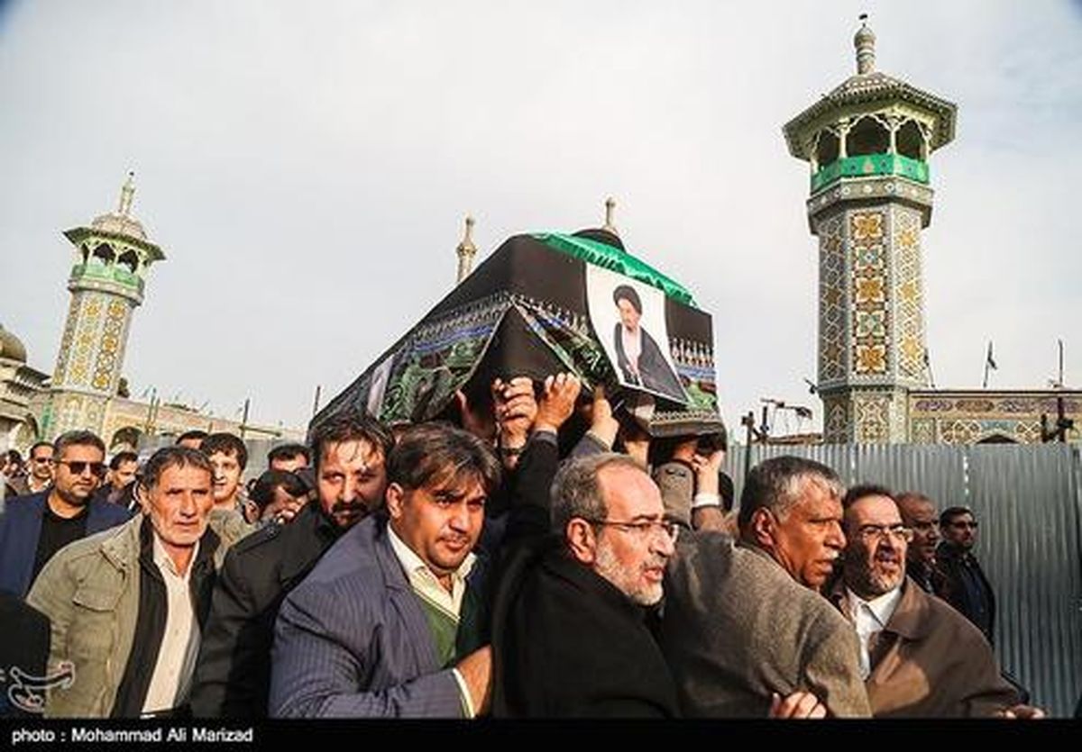 تصاویر: تشییع پیکر آیت‌الله میرمحمدی در قم