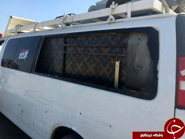 حمله پهپادی داعش به یک تیم خبری در موصل +تصاویر