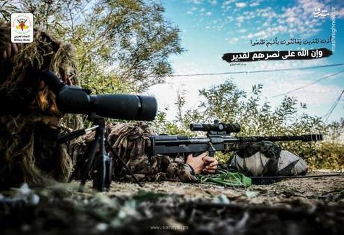 تک‌تیراندازان در کمین سربازان اسرائیلی +عکس