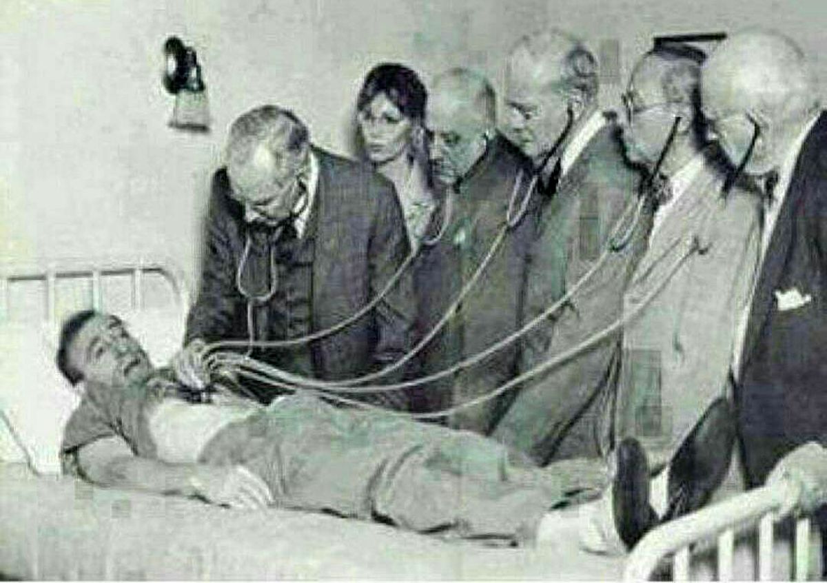 عکس: آموزش جالب پزشکان در ۱۰۰ سال پیش!