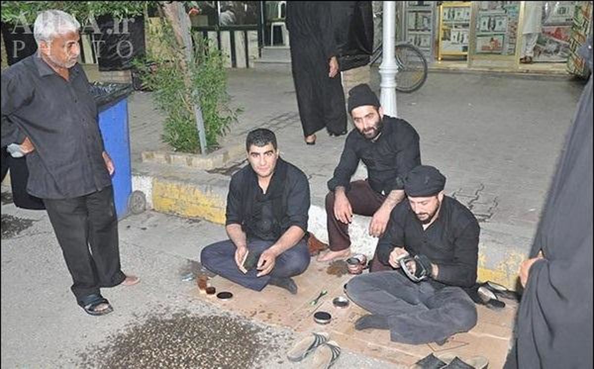 عکس/خدمتی دیدنی به زائران امام حسین
