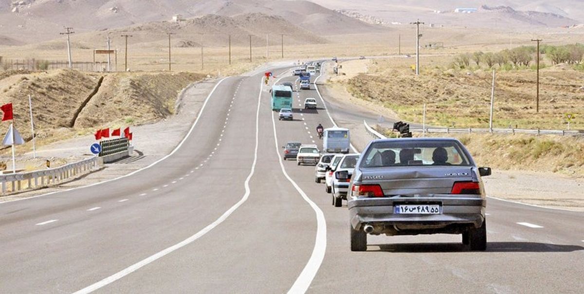 برف و باران در جاده های ۵ استان