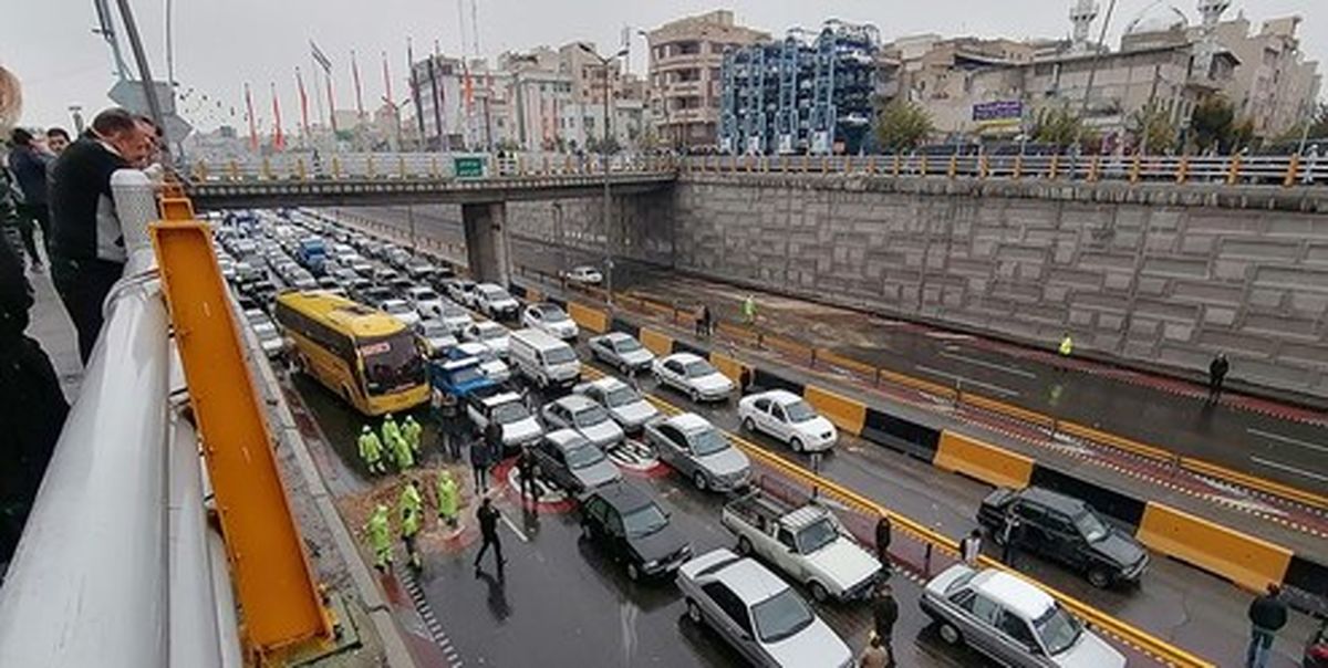 پرتصادفترین بزرگراههای پایتخت زمان بارندگی کدامند؟