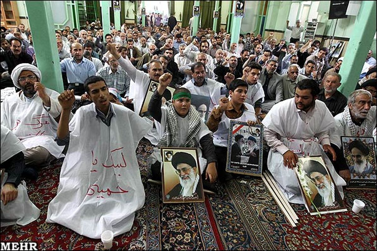 راهپیمایی کفن پوشان ورامین/تصاویر