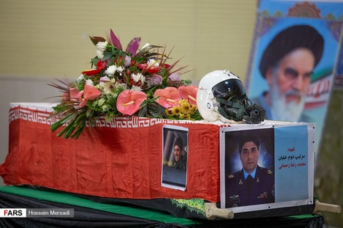 تصاویر: تشییع پیکر سرتیپ دوم خلبان شهید «محمدرضا رحمانی»
