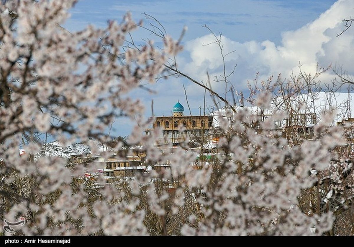 تصاویر: بهار برفی در روستاهای اطراف قم