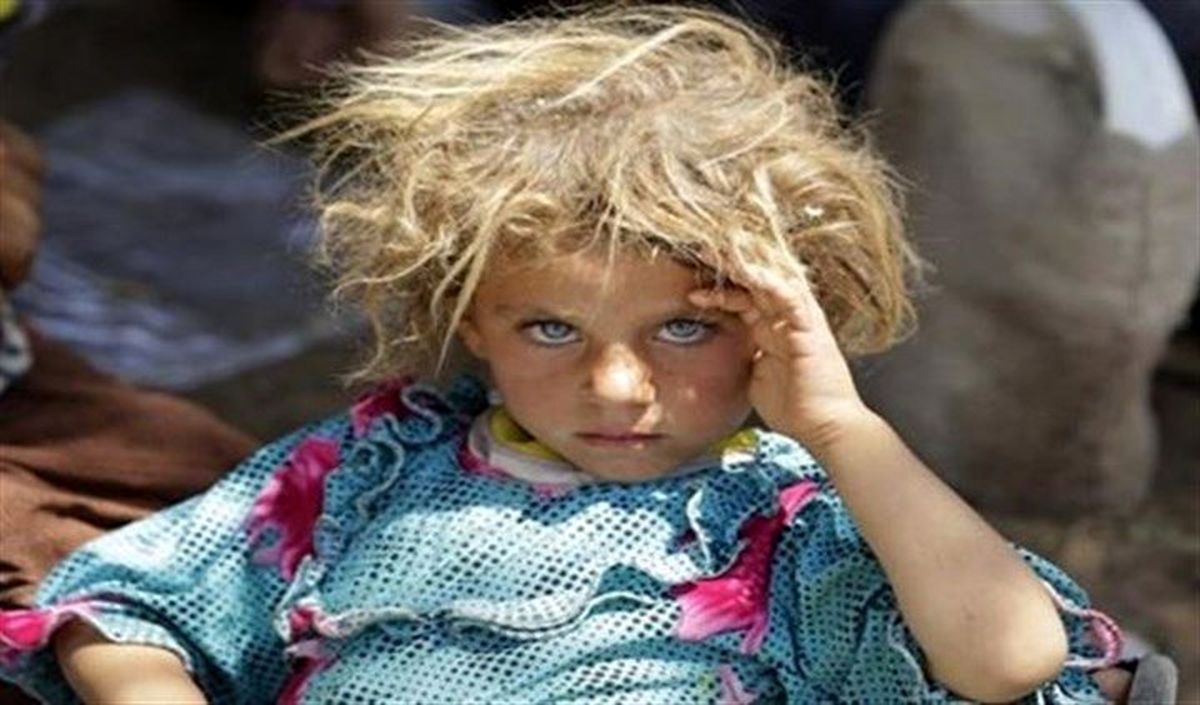 دخترخردسالی که داعش در معرض فروش گذاشت +عکس