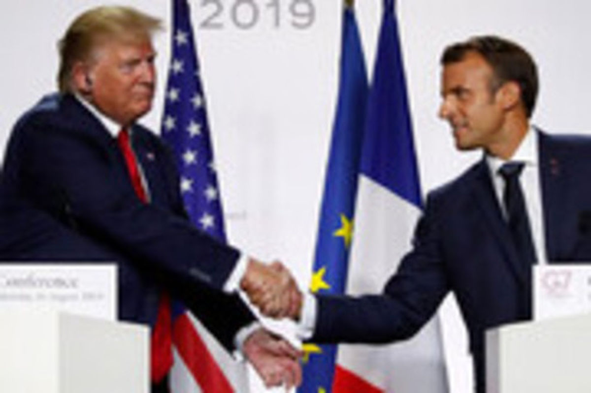 دست دادن‌ها غیر متعارف سران G7 +فیلم