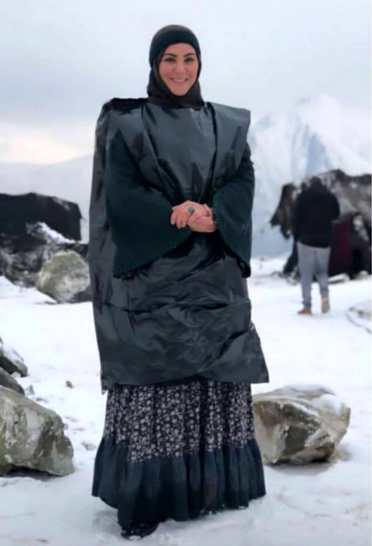 پوشش متفاوت لاله اسکندری در کوهستان +عکس