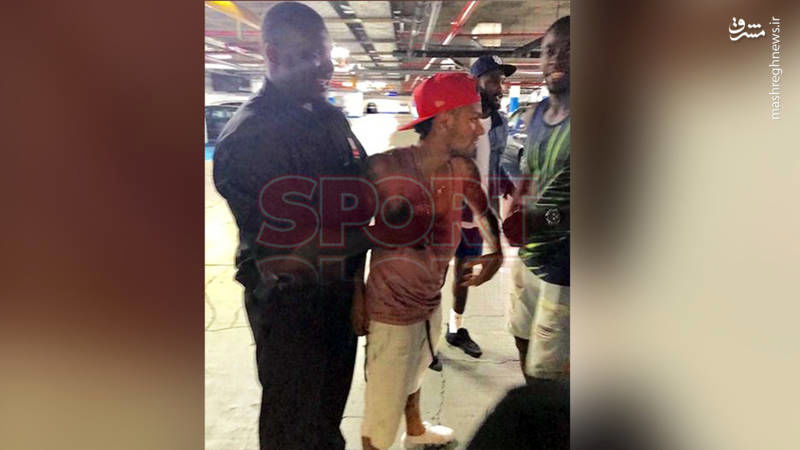 عکس: درگیری نیمار با هواداران بارسا