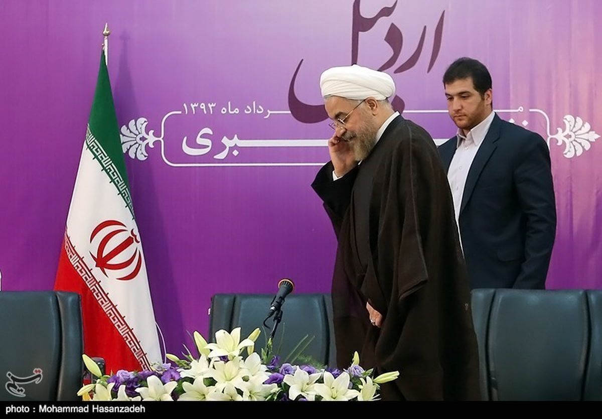 نشست خبری روحانی در اردبیل/تصاویر