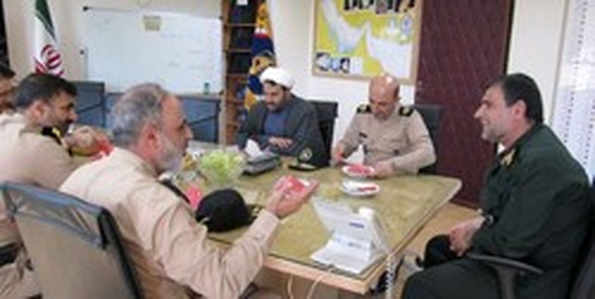 دیدار جمعی از فرماندهان نیروی دریایی ارتش با سپاه