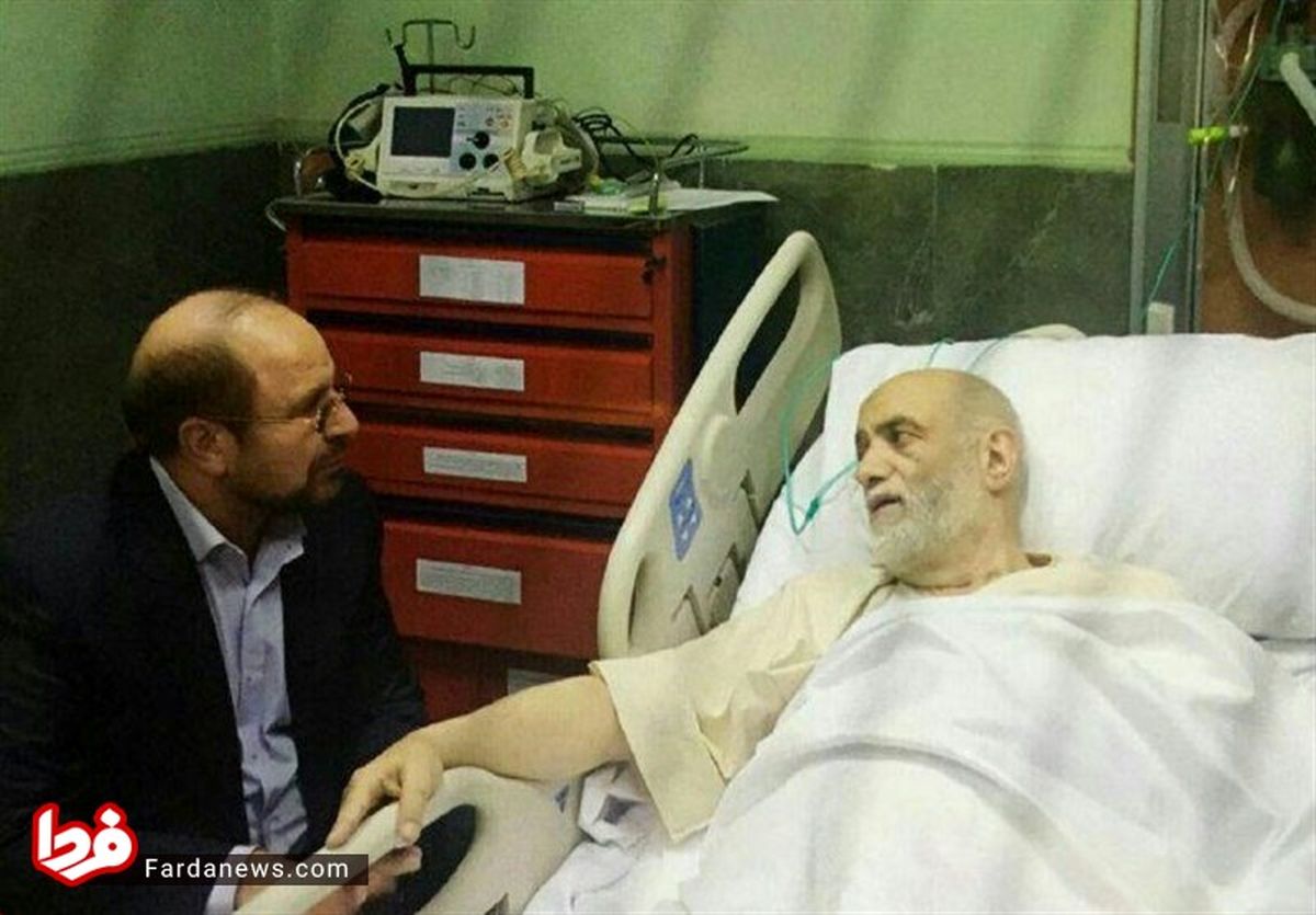 عکس: عیادت قالیباف از حجت‌الاسلام قرائتی