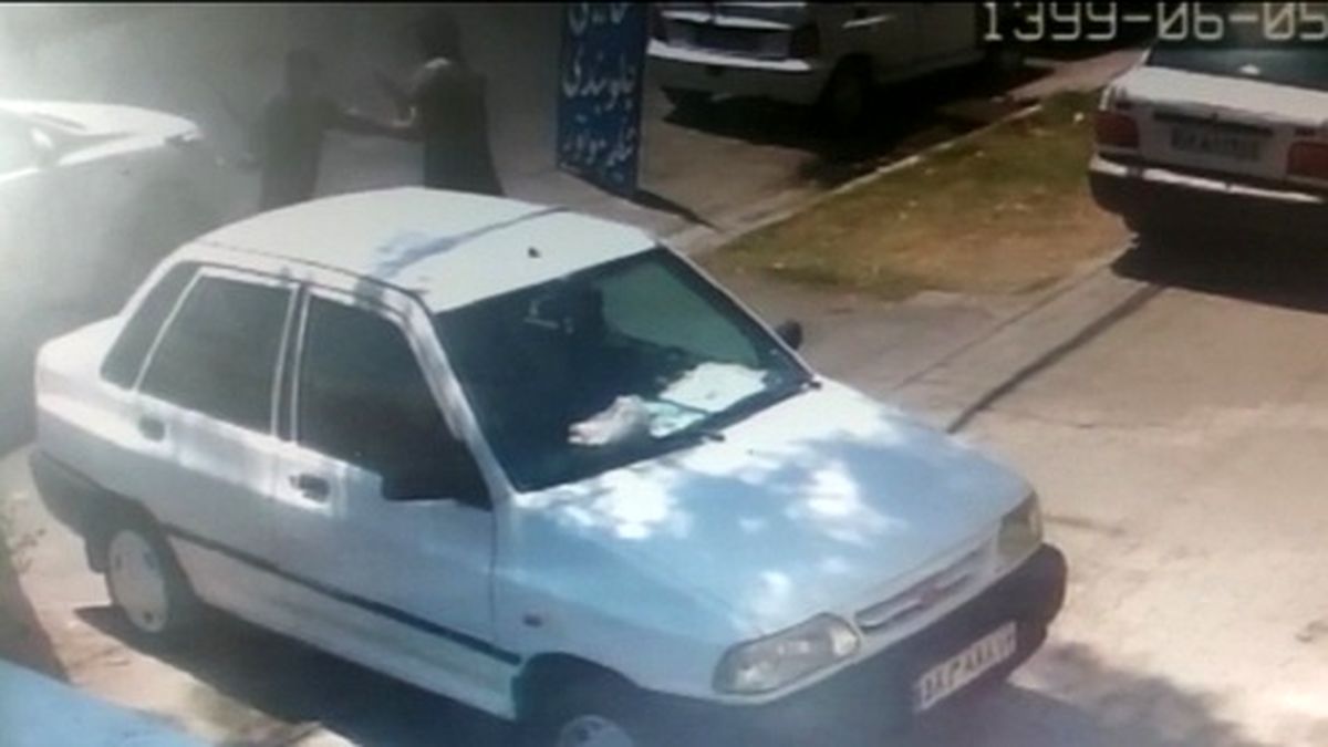 روش عجیب سرقت خودروی شاسیبلند در اهواز! +فیلم